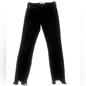 Zara Woman Premium Denim Collection Black Denim Jeans Size 4